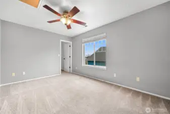 Bedroom #3 with walk-in closet