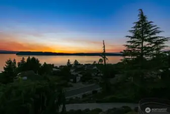 Enjoy the after glow vistas. One of the many reasons to own a view home.