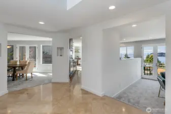 Standing in the entry you'll see how open the floor plan is with views in all directions.