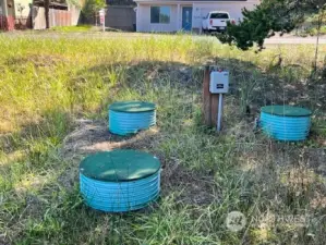 Another view of the septic system.  Barely used.