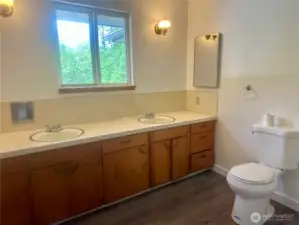 New toilet and new faucets recently installed