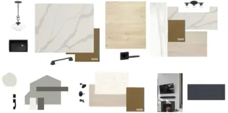 Colors selected for the home.