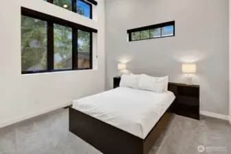 Second level guest bedroom.