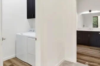 Second level laundry.