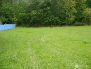 Nearly an acre of level area for a homesite or two.