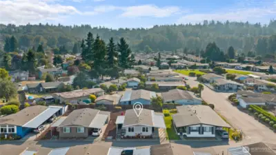 Another angle of the overhead view.