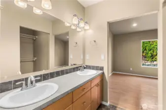 Primary Bathroom Double Vanity