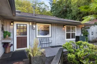 Rustic 1948 cabin is straight out of a storybook, with delightful features at every turn.