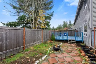 Already fenced for pets!