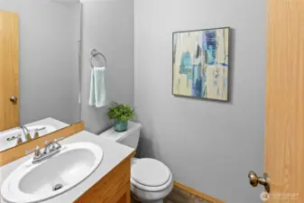 Half bath on main floor