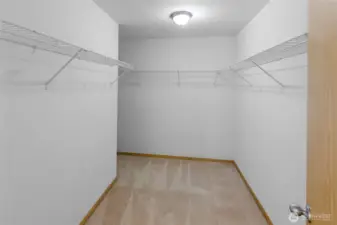 Massive walk in closet