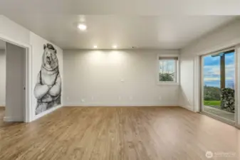 Separate entrance fully remodeled downstairs. Brand new second Washer & Dryer, LVP flooring, etc.