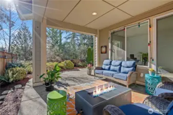 End your day with peace and tranquility in your own backyard!