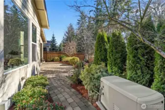 A Generac generator powers the whole house should it be needed!