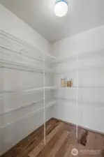 Walk-in pantry!