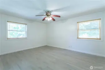 Bedroom #2 with fan