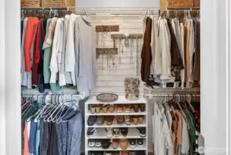 Primary closet