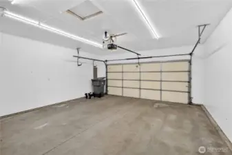 Freshly painted garage