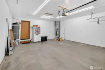 New garage door opener, new garage lights