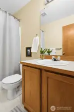 Conveniently located full bathroom