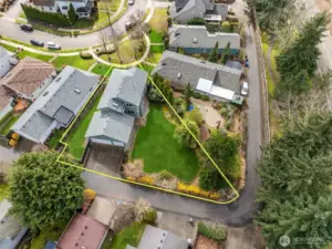 The generous 3 car garage along with the large driveway offers additional 3 car off street parking spots.