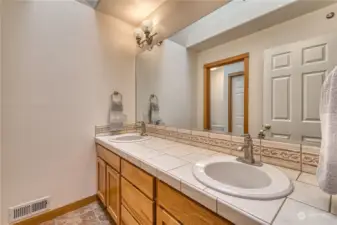 2ND bath with double sink