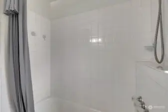 Tile Shower with Tub