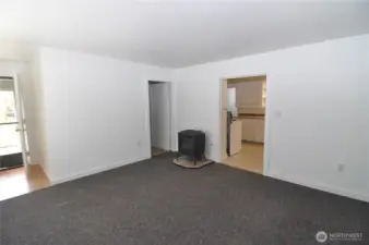 Front house living room is quite spacious.