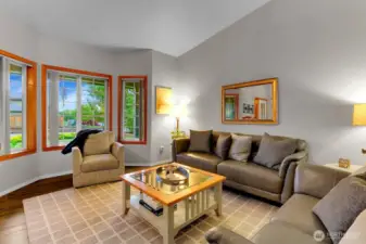 Picture Windows in Living Room