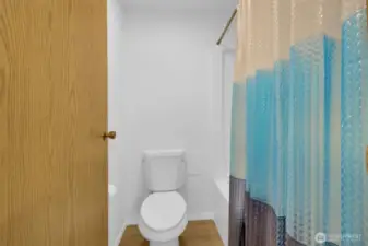 Tucked away for privacy.