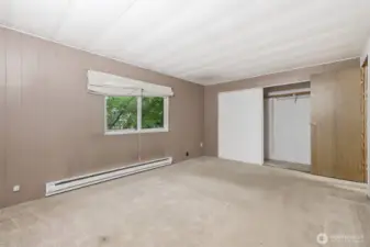 Primary suite with attached bath
