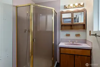Primary 3/4 bath.