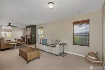 additional sitting area