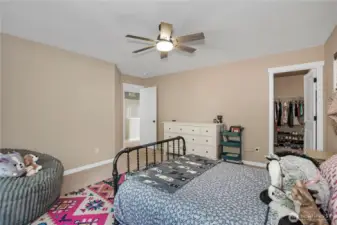 Bedroom #2 with walk-in closet