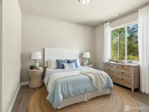 Guest Bedroom Virtually Staged