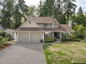 Peaceful and private meticulously kept Forest Ridge home.