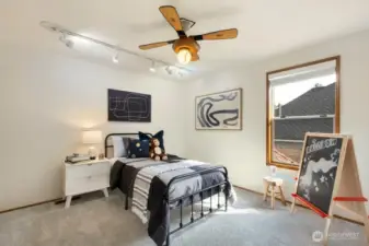 3rd spacious upper level bedroom