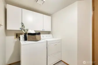Large laundry center with more storage