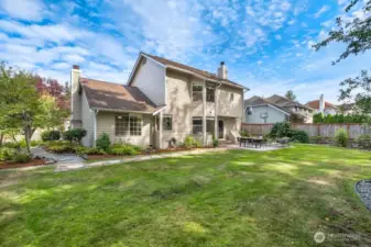 Excellent schools, large flat yard, gorgeous home - this one is a winner!