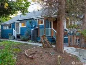 Perched just above the street, offering an added sense of privacy and separation.