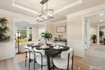 Beautiful dining room