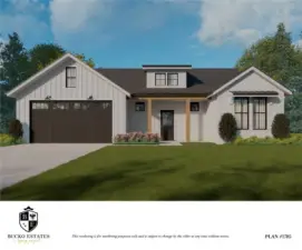 1785 Georgia Rendering - Colors may differ. Buyer to verify info