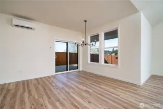 Dining area - Pics are of a different 1785 plan. Features and colors may differ.