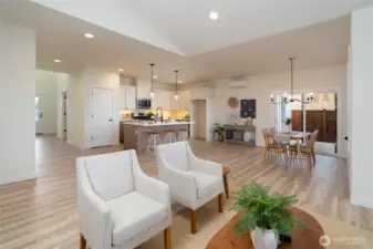 Living room - Pics are of a different 1785 plan. Features and colors may differ.