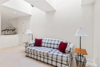 Two skylights in the loft area draw in lovely natural light - its a great flex space for an office, media room, or ... This Sleeper Sofa Can stay if you'd like to use it for guests.