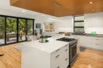 Beautiful kitchen designed by Edge Design & Build