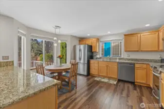Generous kitchen space with seamless flow to main living areas