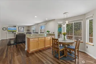 Dining area perfect for everyday meals or hosting guests