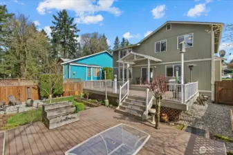 Step outside to your private backyard retreat