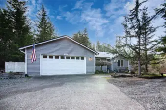 19545 145th Trail SE Yelm.  Welcome to the country life.  Nestled in a wooded setting.